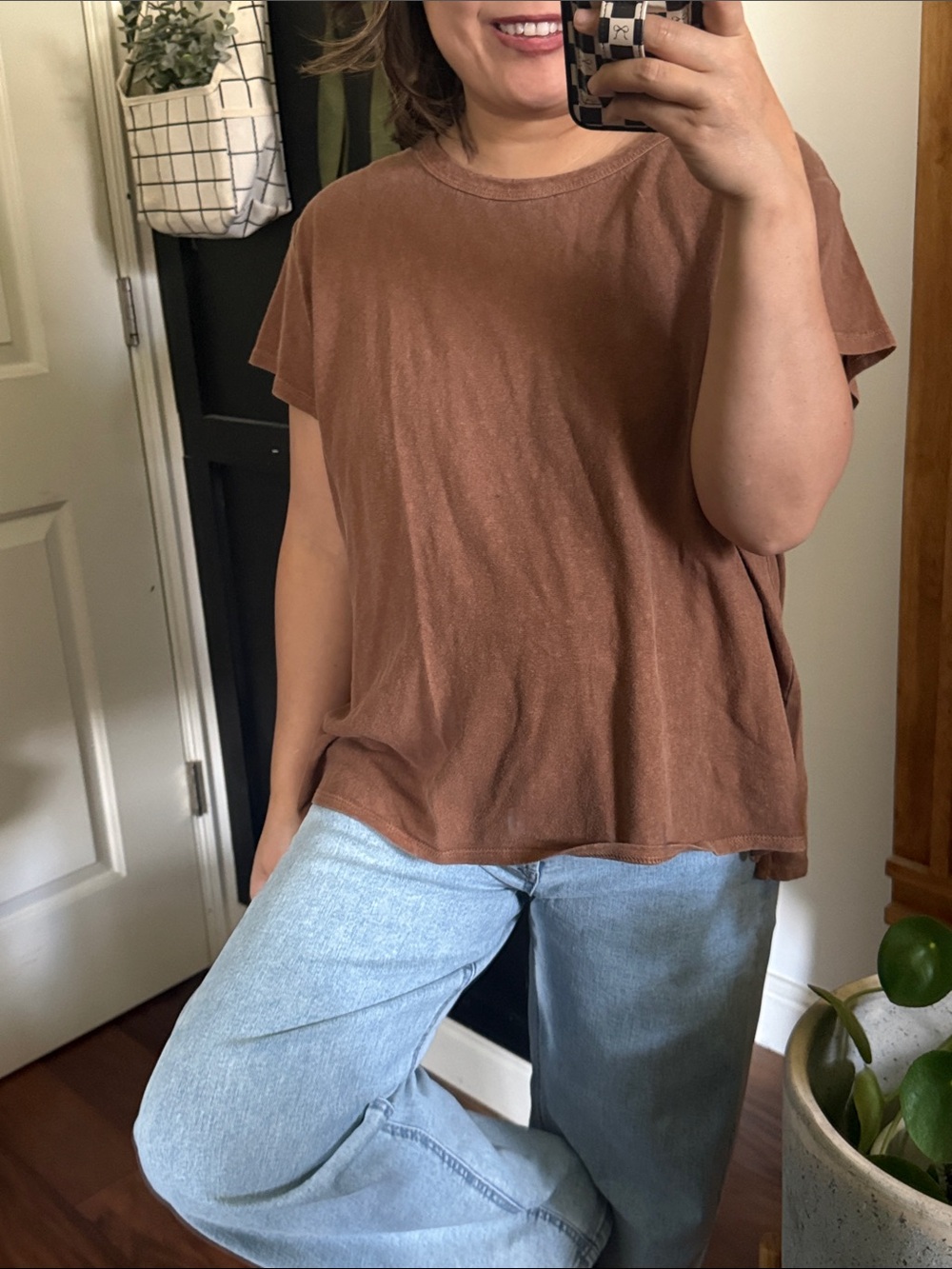 WRAP London Boxy T Shirt Hem Organic Cotton. Size 14/ XL
